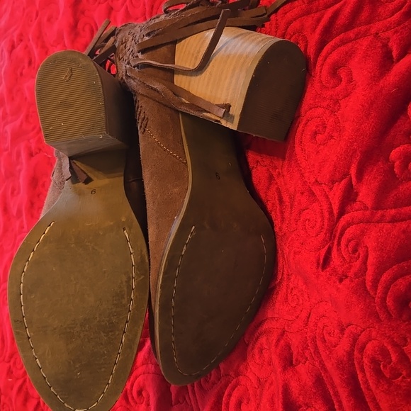 Ariat ankle boots Unbridled women suede Lilybootie whiskey in size 9 - Picture 13 of 14